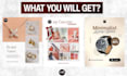 design editable canva templates for your social media posts and brand
