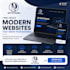 develop a custom ai saas web application with modern UI