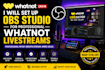 set up obs studio for professional whatnot livestreams