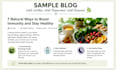 write engaging health and wellness blog articles