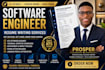 write ats resume for software engineer, IT and tech jobs