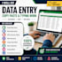 do accurate data entr excel data cleaning copy paste