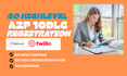 set up a2p 10dlc for gohighlevel a2p 10dlc, twilio a2p 10dlc, tcr registration