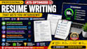 write professional ats resume, CV, cover letter and linkedin profile