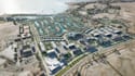 design realistic 3d masterplan render waterfront largescale aerial site planning