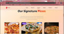 design pizza restaurant website