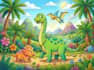 create design a dinosaur cartoon illustration arte