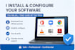 install and configure windows software remotely