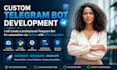 create a professional telegram bot automation with python and API integration