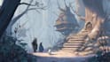 design 2d game concept art background and environment art