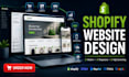 design shopify website store with premium responsive ecommerce design fast