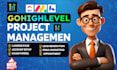 integrate gohighlevel clickup monday lofty and CRM automation project management