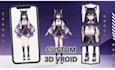 custom 3d vroid vtuber model, vrchat avatar and anime vtuber avatar
