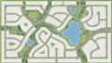 create plot map, plat map, site map, property map, rv parking map