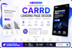 build a professional carrd landing page