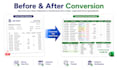 convert bank statements to excel and quickbooks bookkeeping