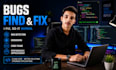 develop python desktop application and fix bugs