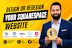 design squarespace website redesign update edit squarespace fix squarespace SEO