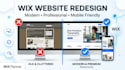 redesign wix website modern wix website redesign expert