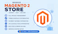 develop magento 2 store with API, google tools, payment and shipping setup