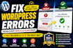 fix wordpress errors website troubleshoot and plugin error