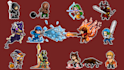 create 2d pixel art character 8 bit 16 bit pixel tilesets background environment