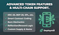 develop and deploy your custom cryptocurrency token