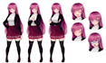 draw visual novel sprites 2d game character anime background youtube oc avatar