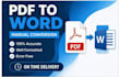 convert PDF to excel
