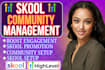 setup skool community skool online course online community and skool manager