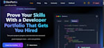 develop a react responsive landing page