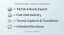 professionally edit your tiktoks and reels