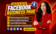 do facebook page create and setup and business page
