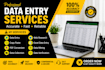 do CRM data entry, web research, data enrichment and copy paste