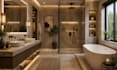 do 3d bathroom interior design and realistic rendering