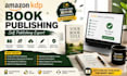 book publishing, kindle publishing, self publishing, amazon KDP book publishing