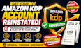 write a professional amazon KDP reinstatement appeal letter