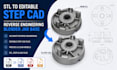 design blender jar base stl to editable step cad reverse engineering cad files