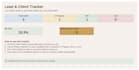 create a lead and client tracker spreadsheet