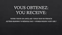 translate your text from english to french or opposite