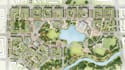 design architectural site plan, master plan, 3d site plan rendering