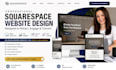 build website design with website mockup design squarespace wix godaddy website