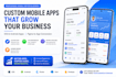 develop a scalable custom flutter app for ios and android