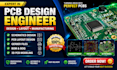 design pcb layout and circuit schematic diagram in kicad pcb software pcb design