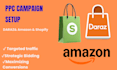 setup and manage daraz ads and amazon ppc