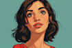 a unique cartoon illustration in a vintage style