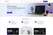 develop a responsive web using HTML CSS and java script