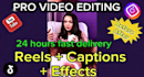 edit ugc tiktok ads and faceless reels with captions