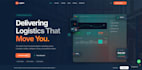 design a premium and responsive logistics website