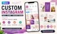 design luxury canva instagram and facebook ads for brands